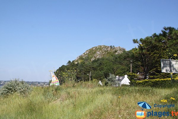 Environnement de la plage de St Efflam