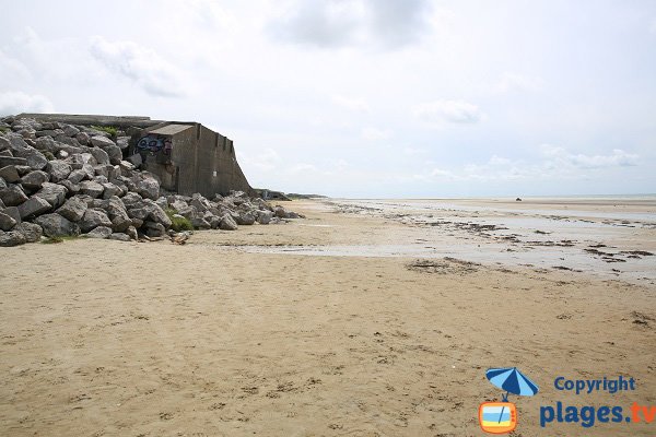 Blockhaus sur la plage de Dannes