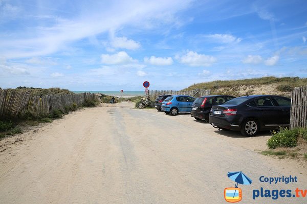 Parking de la plage de Saint Frieux - Dannes