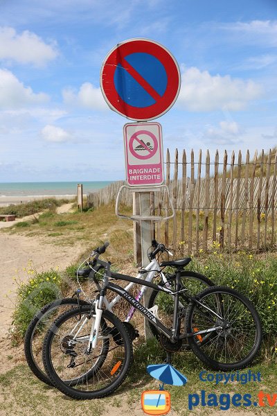 Baignade interdite sur la plage de Dannes