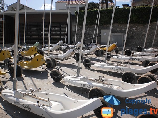 Sand yachts in Saint Georges de Didonne