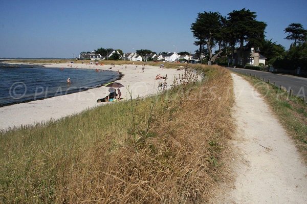 Saint Goustan beach in Le Croisic in France