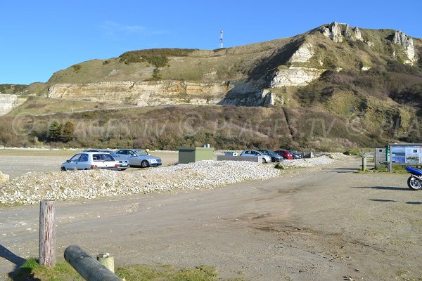 Parking de la plage de Saint Jouin Bruneval