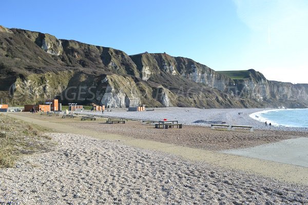 Photo de la plage de Saint Jouin en Normandie