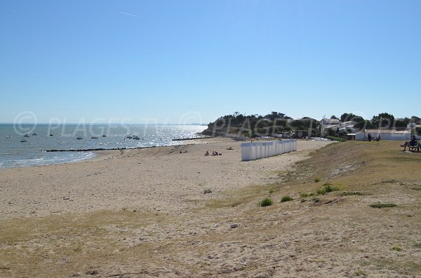 Global view of Saint Martin de Ré beach from the citadel