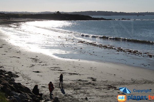 Photo de la plage de Saint Samson à Plougasnou