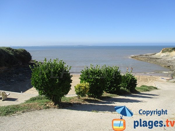 Accès à la plage de Saint Sordelin à Vaux sur Mer