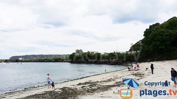 Plage de Sainte Anne Portzic à Brest