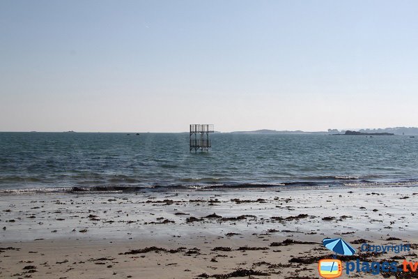 Plongeoir sur la plage de St Pol de Léon