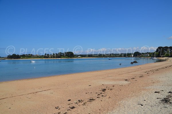 Sainte Anne beach in Trégastel in France