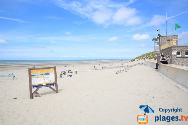 Plage de Sainte Cécile dans le Nord