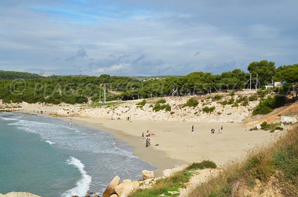 Foto della spiaggia di Sainte Croix a La Couronne - Francia