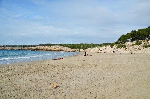 Spiaggia di sabbia a La Couronne - Camping Paradis