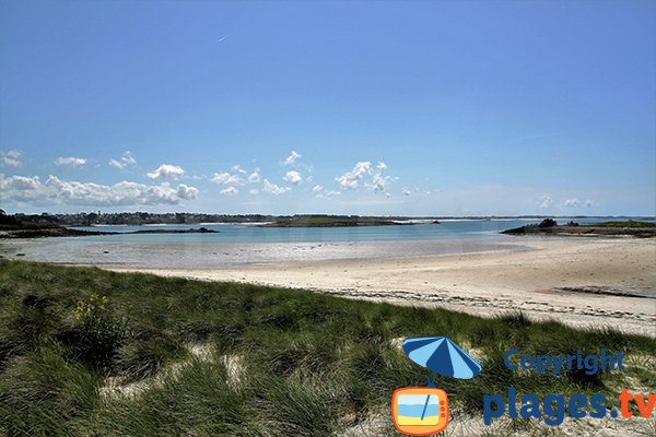 Belle plage à Landéda