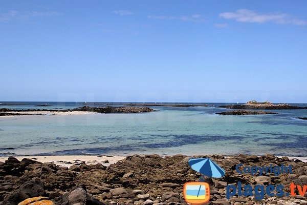 Ilots autour de la plage de Ste Marguerite - Landeda