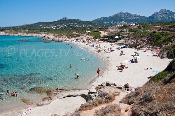 Foto della spiaggia Sainte Restitude a Lumio - Corsica