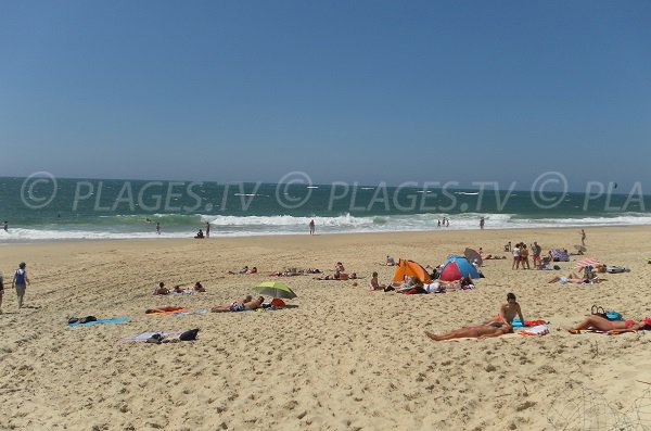 Salie North beach in Pyla sur Mer in France