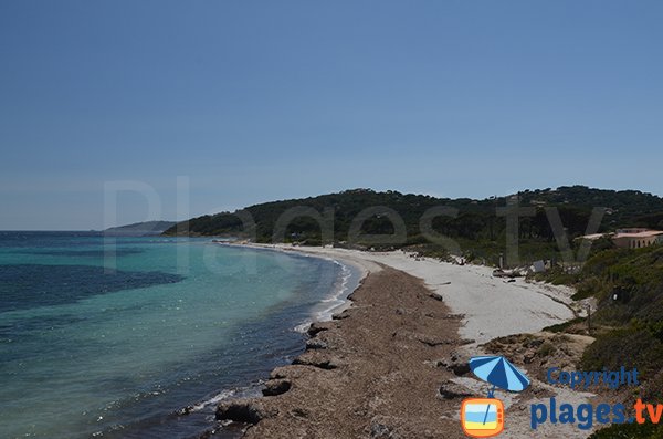 Foto vom Strand Les Salins in St. Tropez