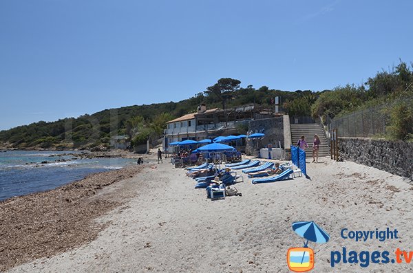 Plage privée des Salins à St Tropez