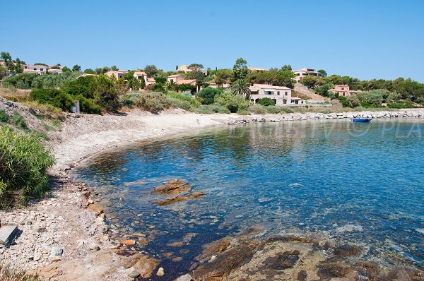 Foto della spiaggia San Damiano a Algajola - Corsica