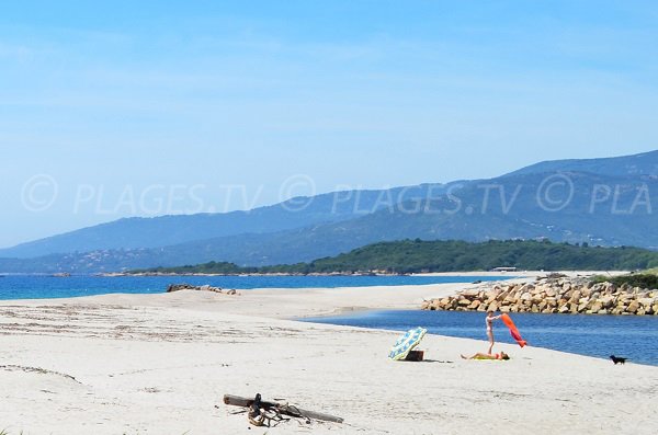 Foto della spiaggia naturista di Sagone - San Giuseppe