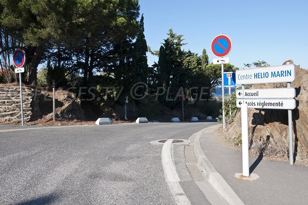 Access to Sana beach - Banyuls sur Mer