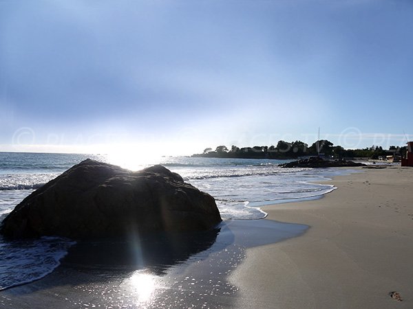 Foto spiaggia di Santa Lina in inverno - Corsica