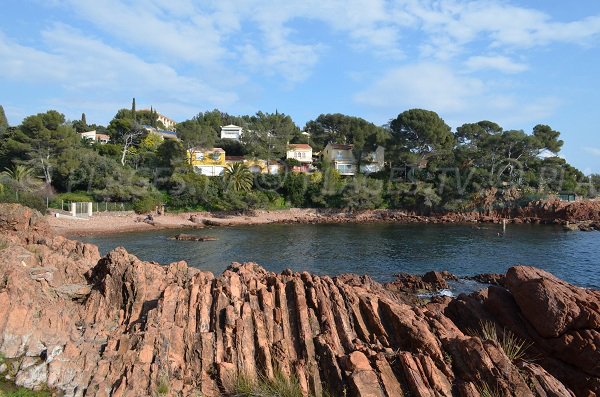 Secret beach in Saint-Raphael