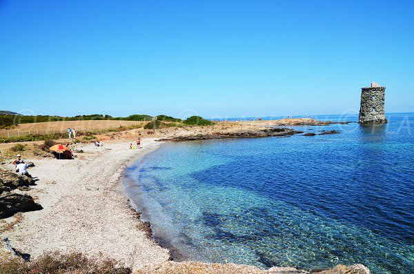 Santa Maria beach before the tower - Macinaggio - Corsica