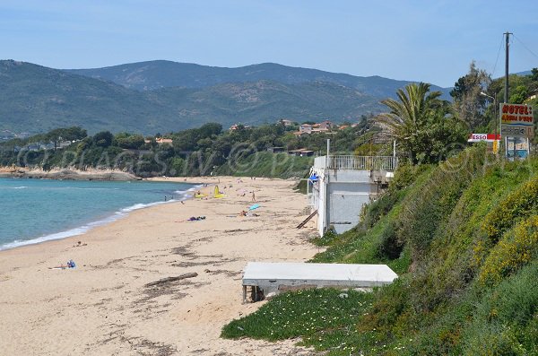 Santana beach in Corsica - Sagone