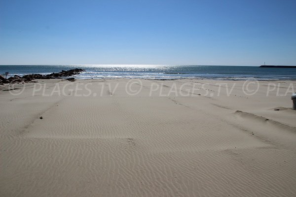 Spiaggia di Sarrail a Palavas les Flots - Francia