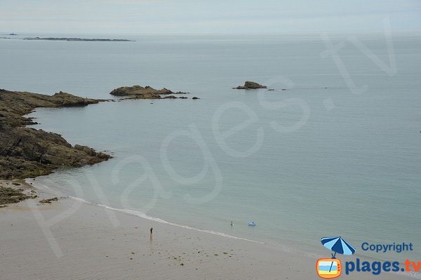 Photo de la plage de Saussaye à Cancale