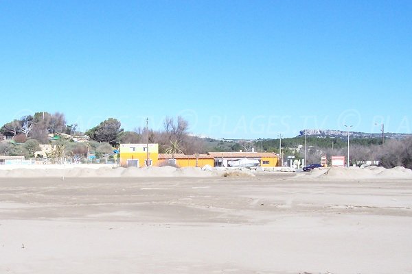 Parc aquatique sur la plage de Narbonne