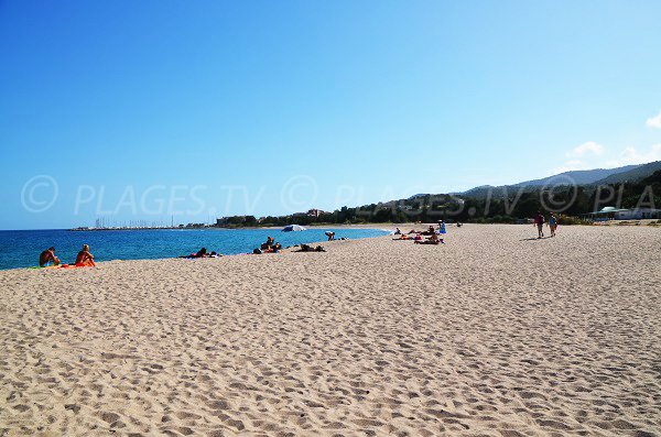 Plage de Scaffa Rossa proche de Solenzara