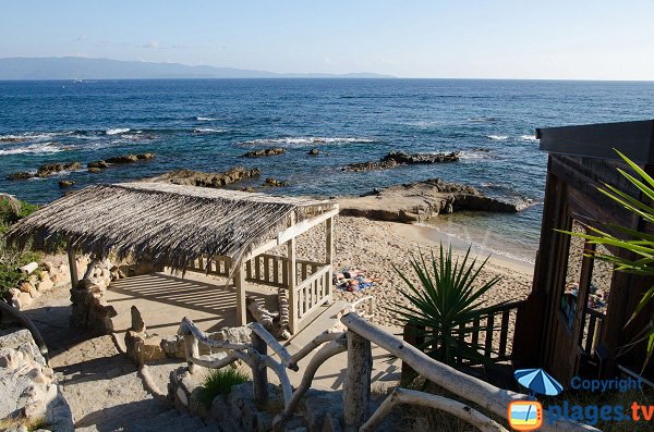 Rocks and private beach - Scudo - Ajaccio 