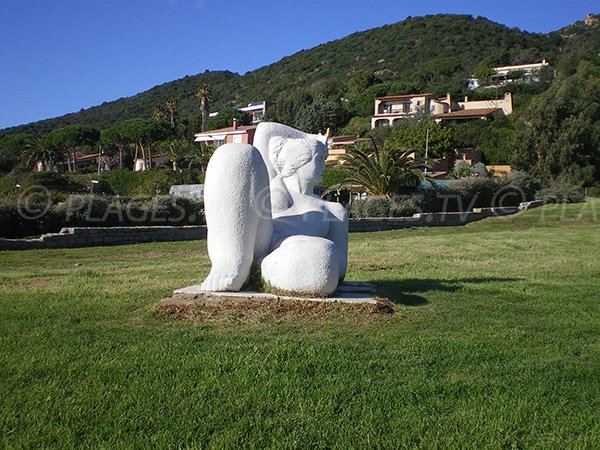 landmark for Scudo beach - Ajaccio