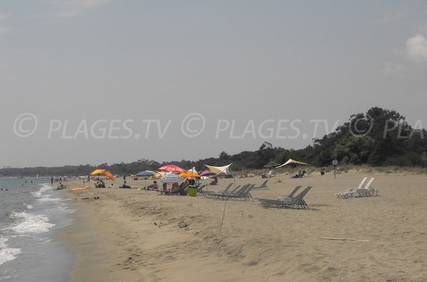 Plage privée à Serra Piana en Corse