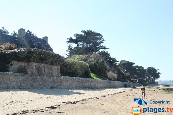 Plage de Sibiril à Carantec