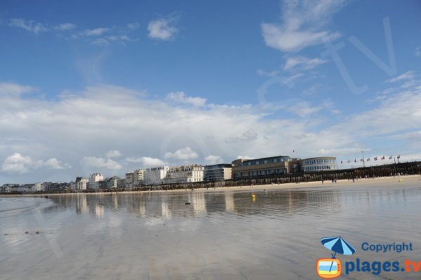 Photo de la Grande Plage de Saint Malo