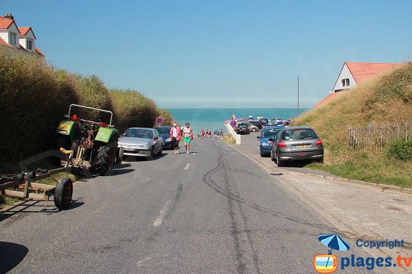 Parking of Sirène beach - Audinghen