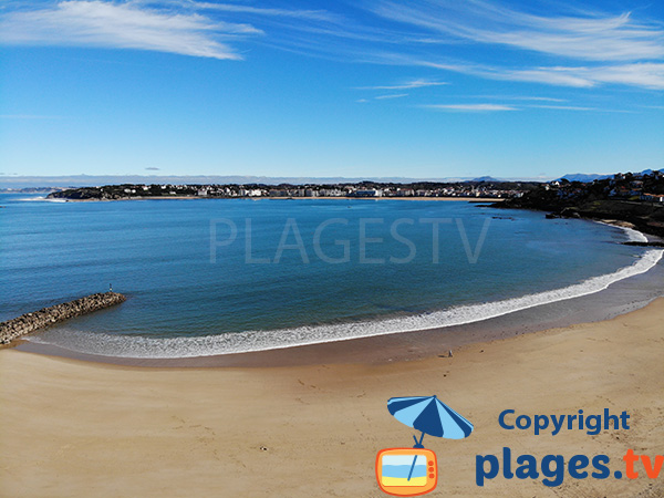 Photo de la plage de Socoa à Ciboure