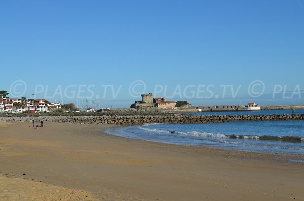 Plage de Socoa à Ciboure