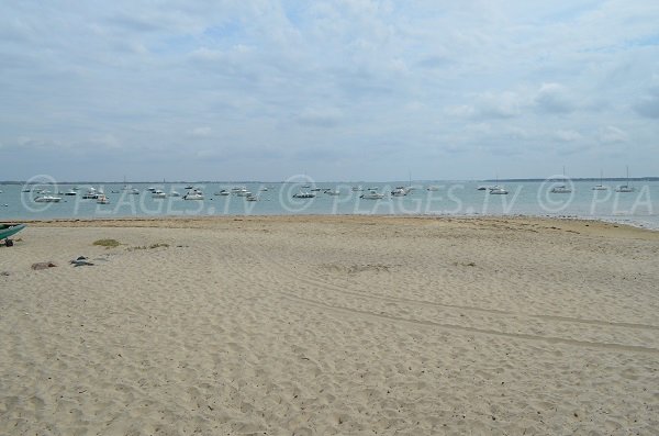 Sand beach in St Trojan les Bains in France