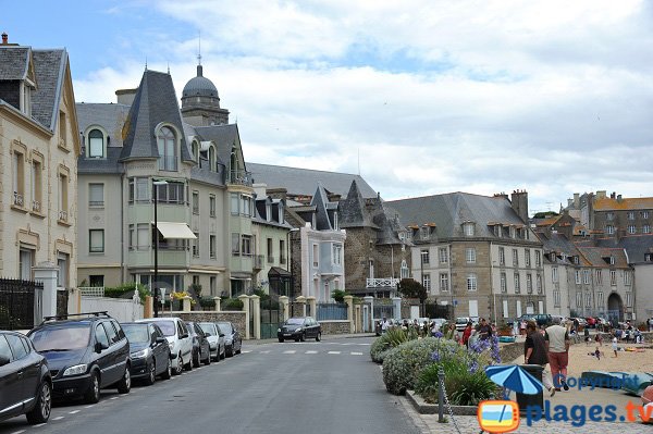 Seaside front of St Servan