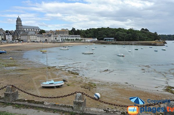 Photo of the Solidor beach in St Malo (Brittany)