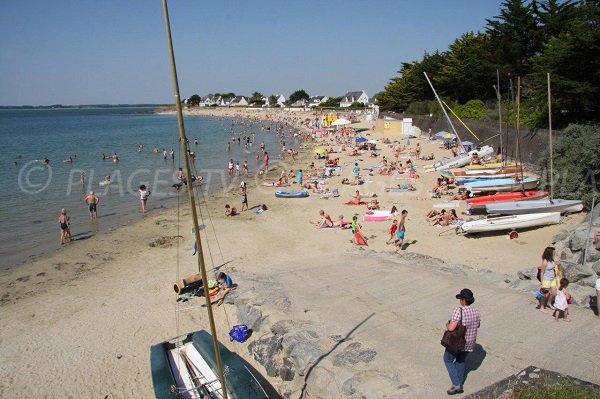 Bay of Sorlock in summer in France