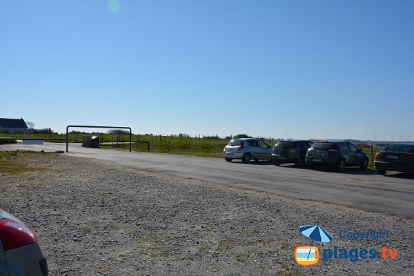 Parking de la plage de Sotteville sur Mer