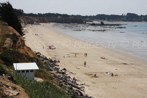 Source beach in Pénestin in Brittany