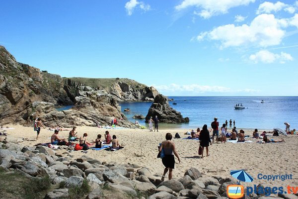 Rochers sur la plage des Soux - Ile d'Yeu