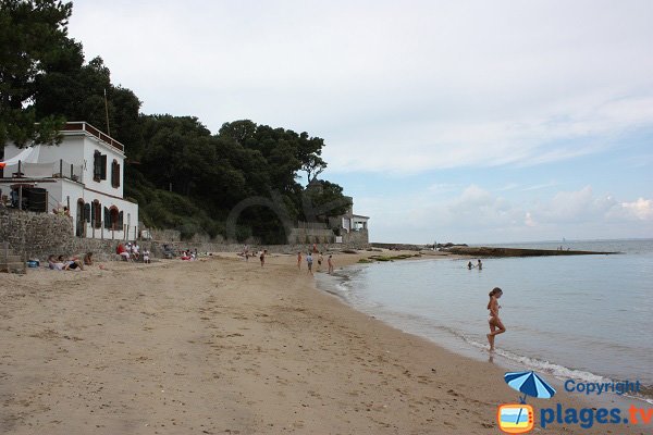 Estremità della spiaggia di Souzeaux